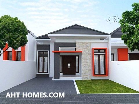 nhà phố 1 tầng mái thái diện tích 4x15m