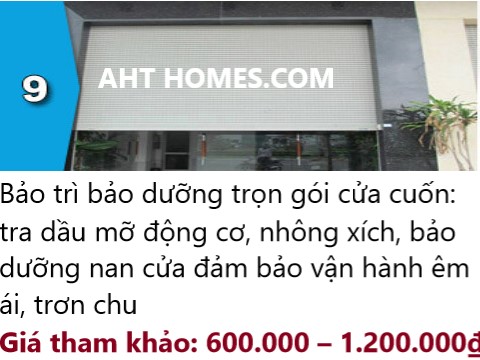 Báo giá sửa cửa cuốn tại Hà Nội