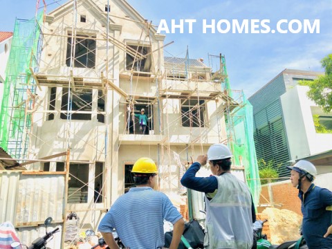 hoàn thiện biệt thự liền kề xây thô khu đô thị Bắc Lãm Hà Đông