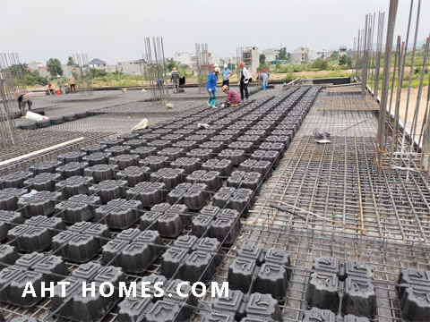 Báo giá sàn phẳng vượt nhịp lớn không dầm không cần cột giữa nhà tại Bắc Giang